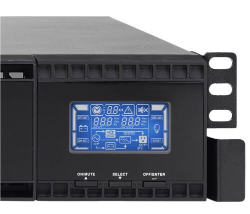 Panel LCD de el Sai Rack 19 Online Lapara 2000 VA LA-ON-2K-RACK